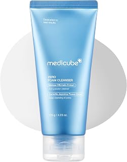 Medicube Zero Foam Cleanser for Sensitive Skin - Sebum Control, Moisture Balance, and Pore Minimization | Korean Skincare