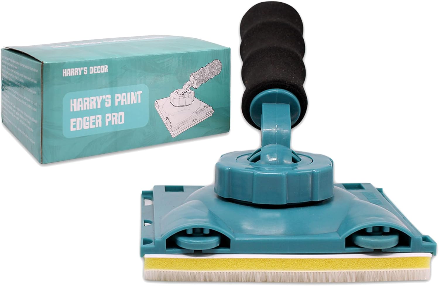 Harry's Decor Premium Paint Edger Pro for Cutting in, Precision Paint Pad for Walls and Ceilings, Perfect Paint Edger for Cutting in and Used for Cutting in Tools for Painting