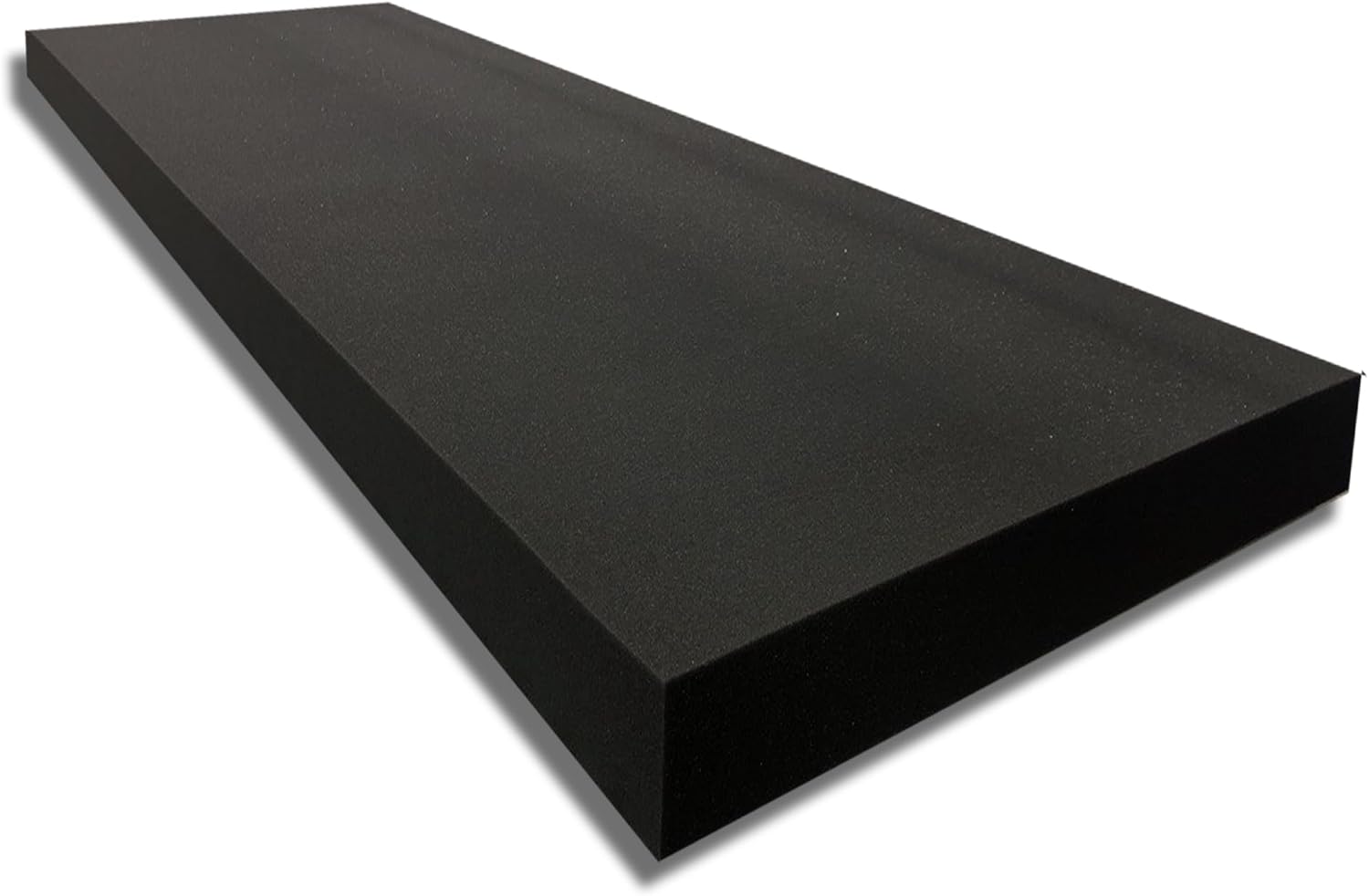 FoamTouch 3" x 24" x 72" Upholstery Foam, Charcoal