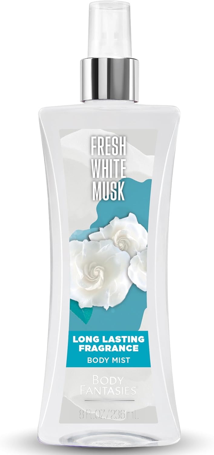 Body Fantasies Fresh White Musk Body Spray 236mL