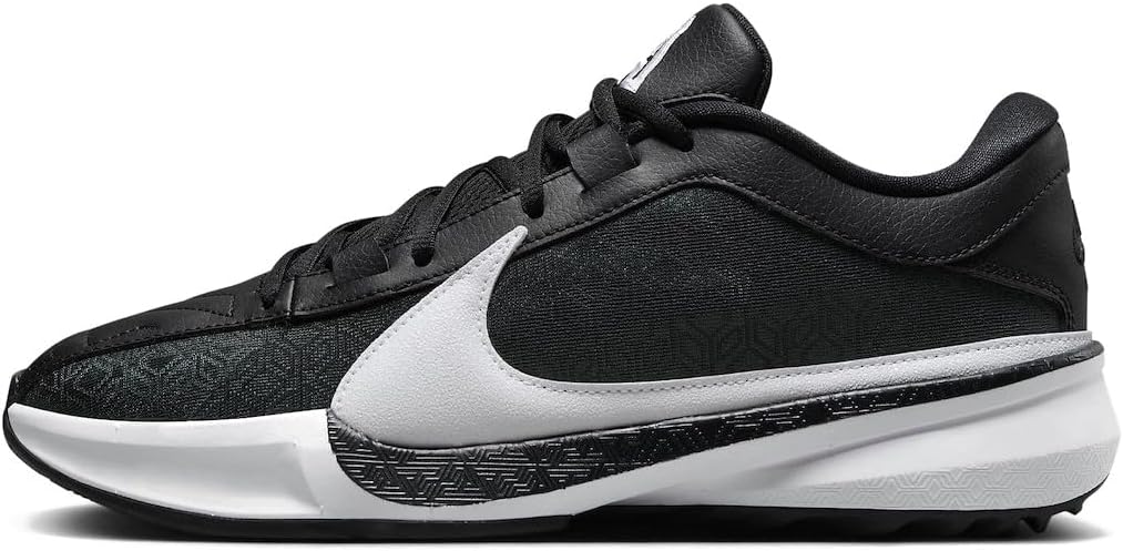 Nike Giannis Freak 5 (Team) Basketball Shoes (DZ2946-001, Black/Black/White) Size 6