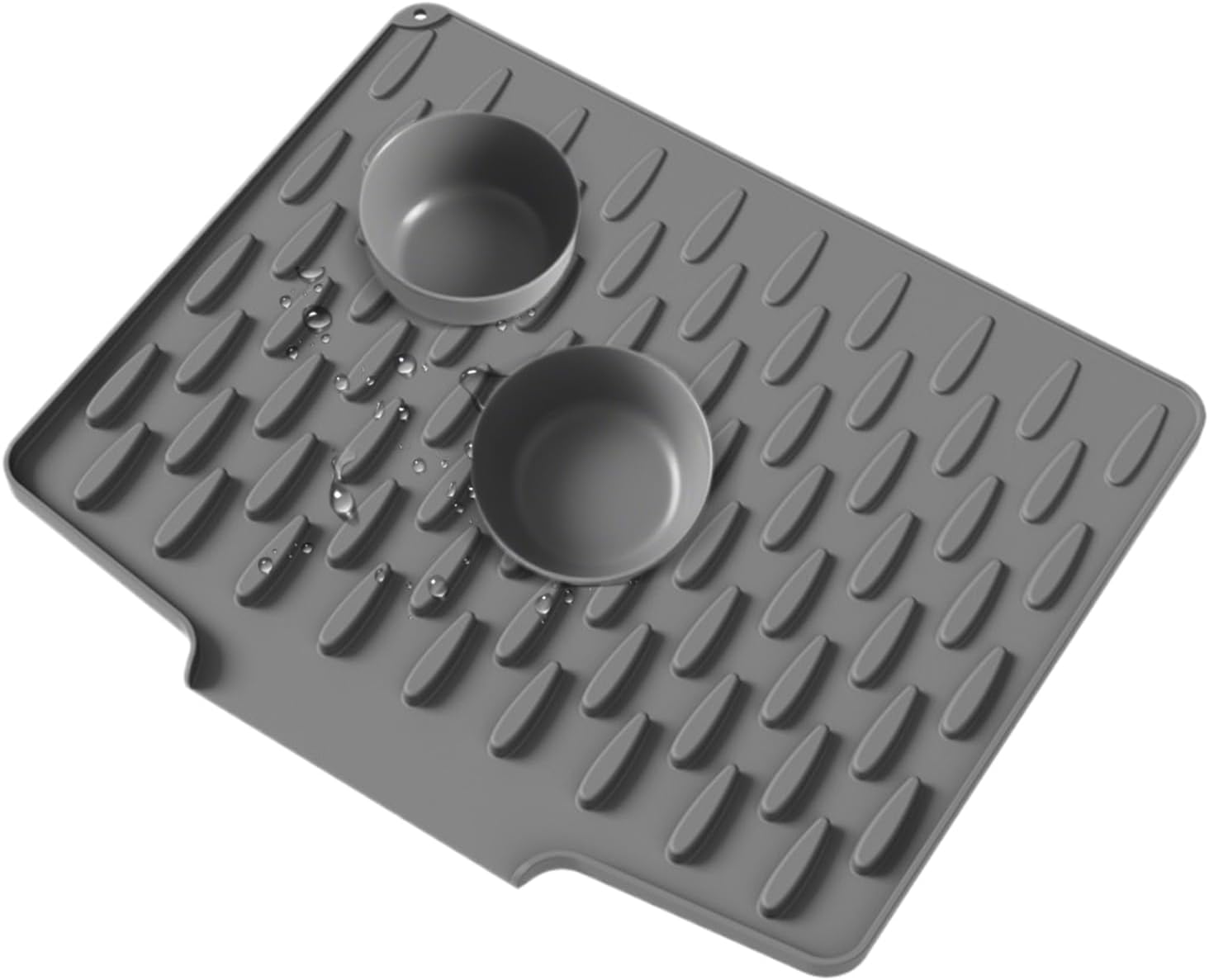 Silicone Drying Mat - Sink Drainer Pad - Silicone Non-Slip Foldable Protector Drying Mat for Kitchen Counter Dishwashing Cooking Dining Sink
