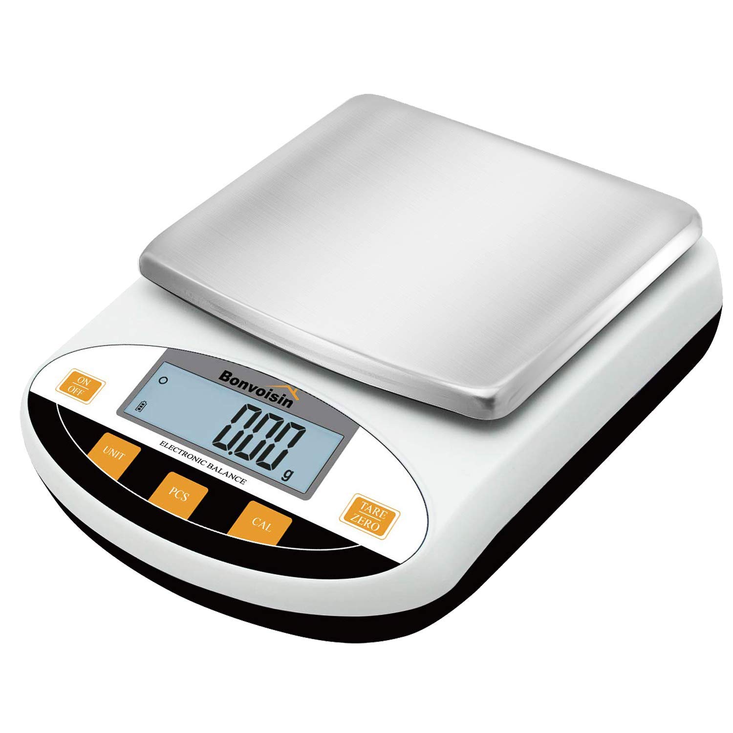 Bonvoisin Digital Precision Lab Analytical Balance - Jewelry & Scientific Scale (500gx0.01g)