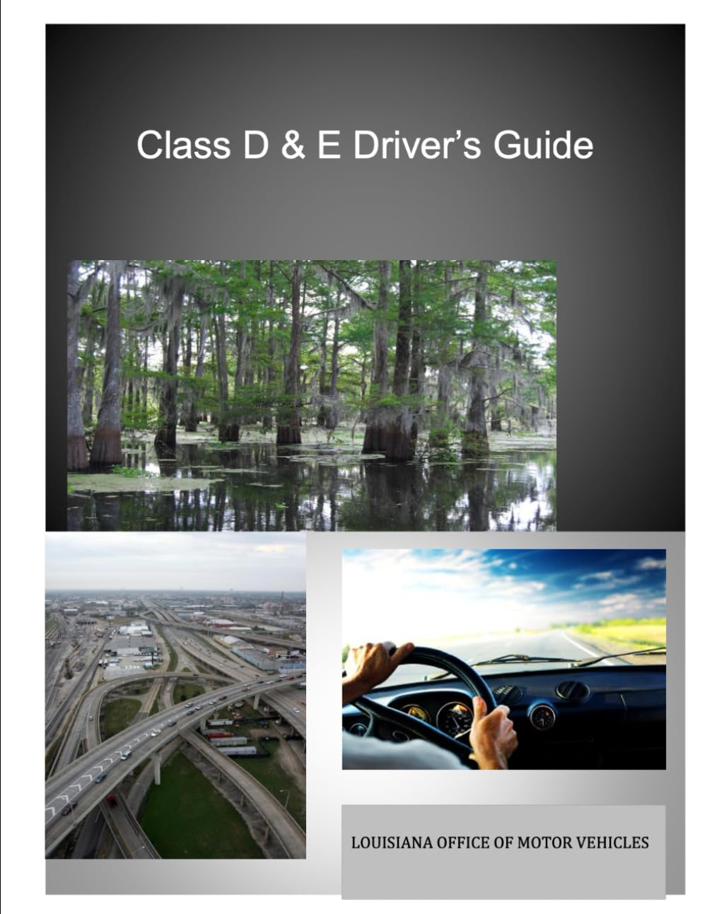 Louisiana Class D & E Driver’s Guide: DPSMV2052 (R03/24), Full Size and Color