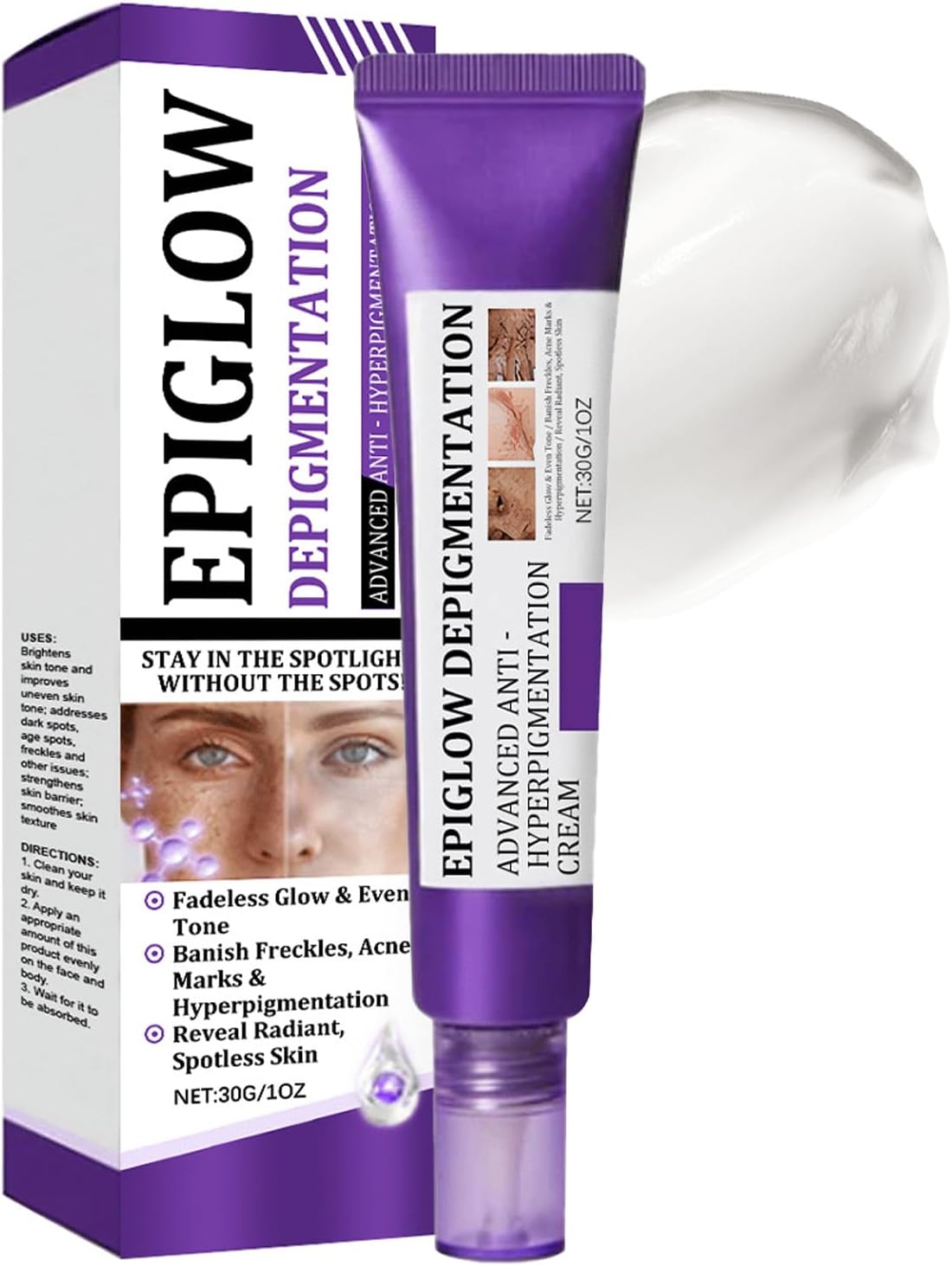 Pigmentation Removal Cream, Anti-Hyperpigmentation Cream, Skin Advanced Creams, Anti-Ageing Face Hyperpigmentation Treat for All Type Skin, 20g