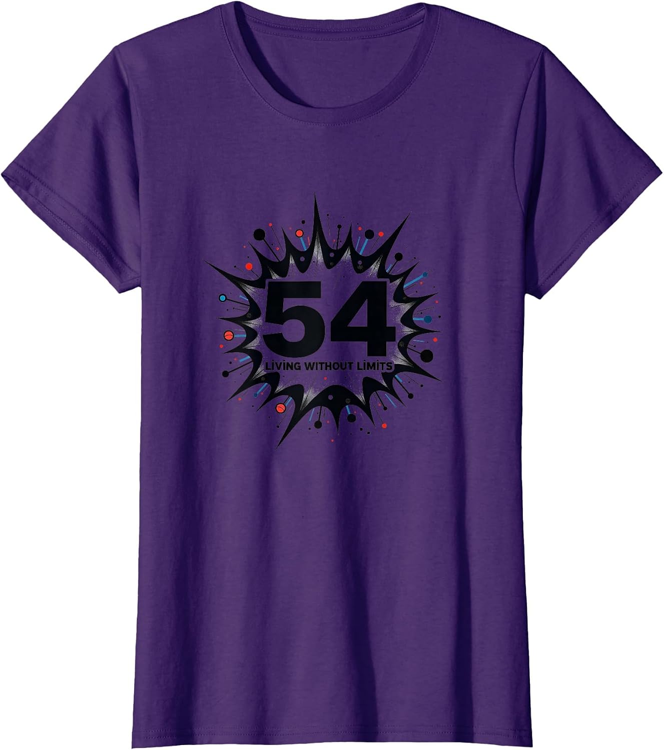 54 and Living Without Limits Birthday Gift T-Shirt