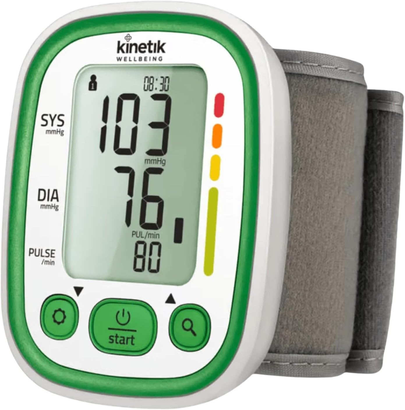 Kinetik Wellbeing Advanced Wrist Blood Pressure Monitor - BP Machine - Wearable Wrist Monitors, Universal Cuff, Fast Blood-Pressure, Heart Rate – in Association with St John Ambulance