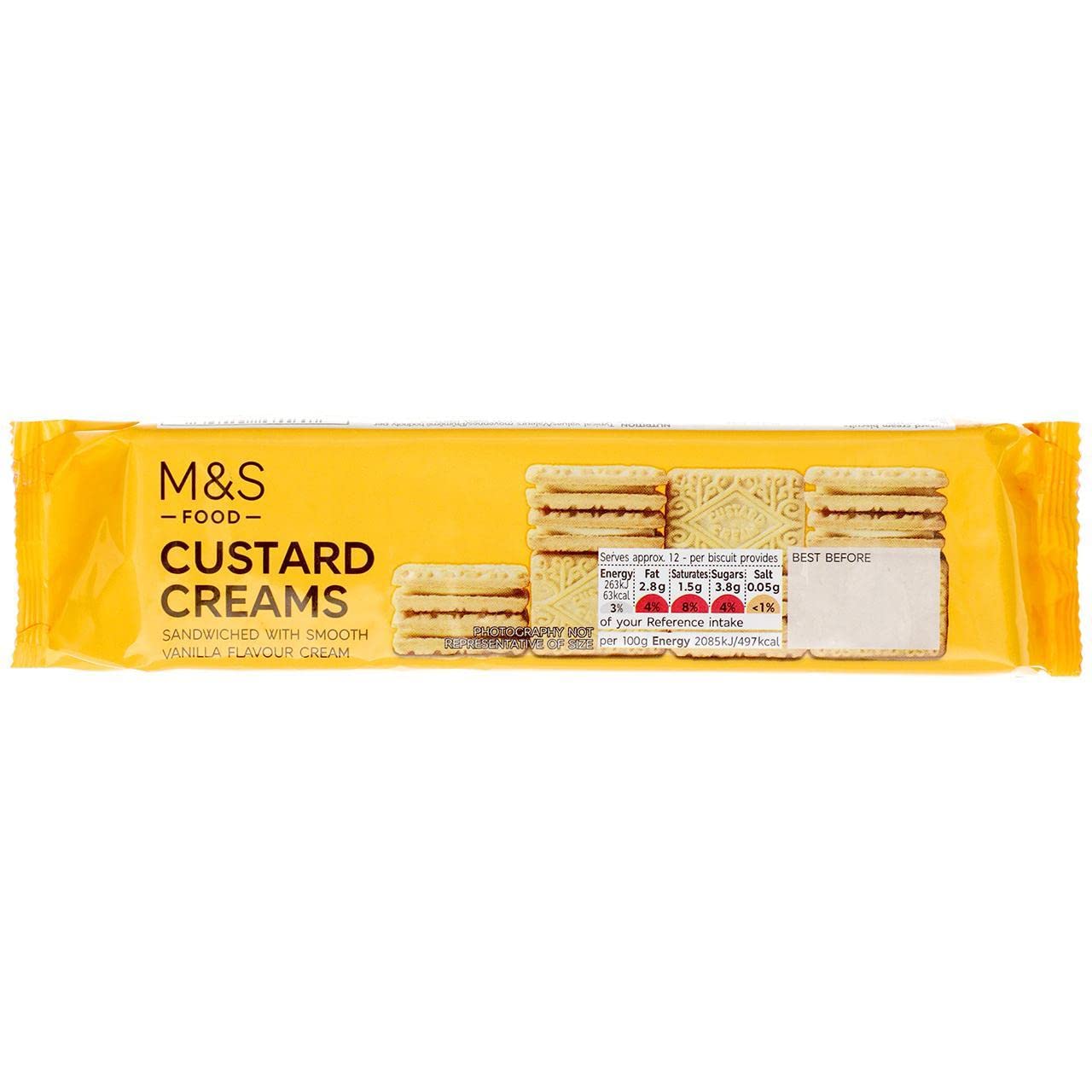 M & S Custard Creams 150g - Pack of 6