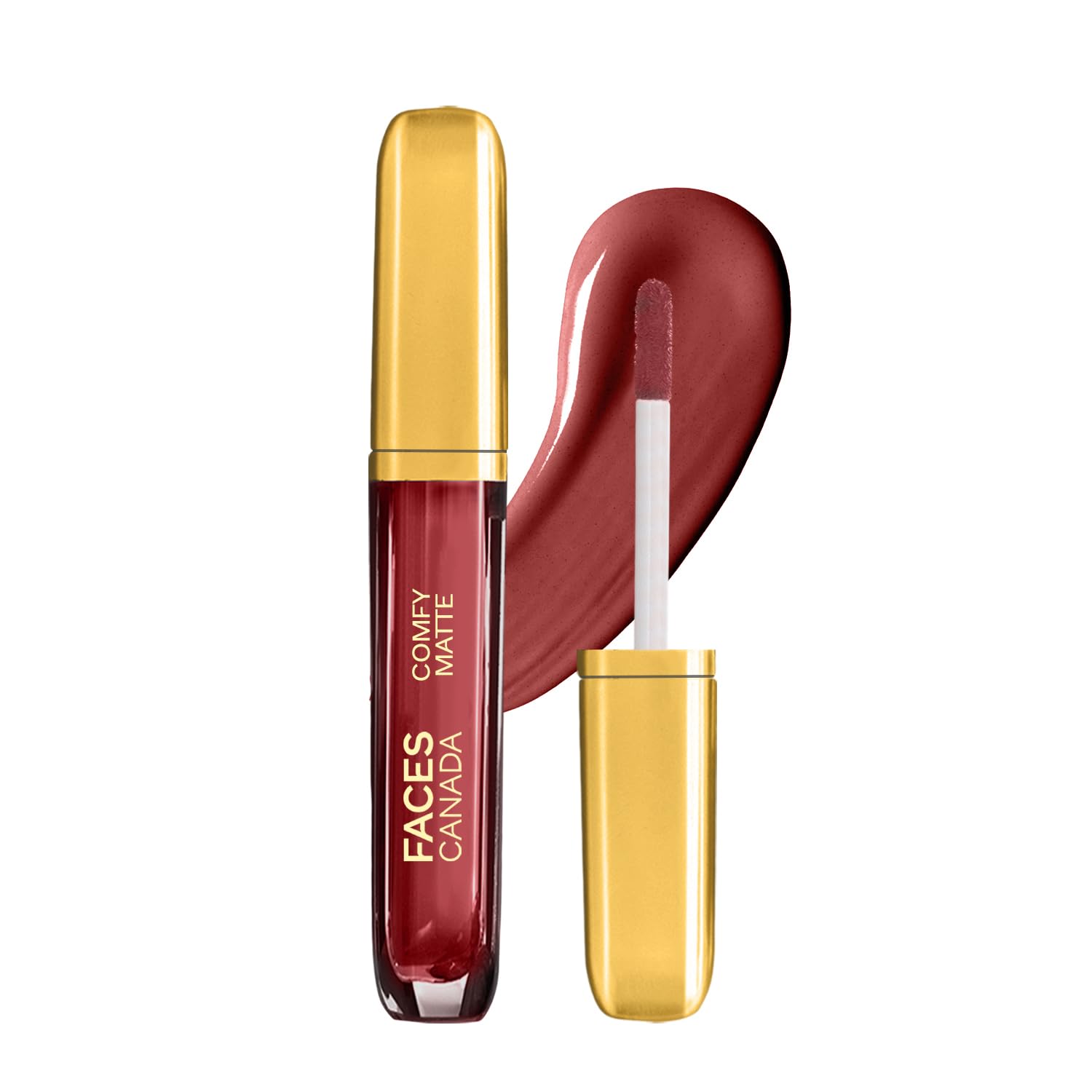 Comfy Matte Liquid Lipstick - Note To Self | 10 HR Long Lasting | Non-Drying Intense Lip Color | Infused with Almond Oil & Vitamin E | 0.10 Fl Oz/3ml