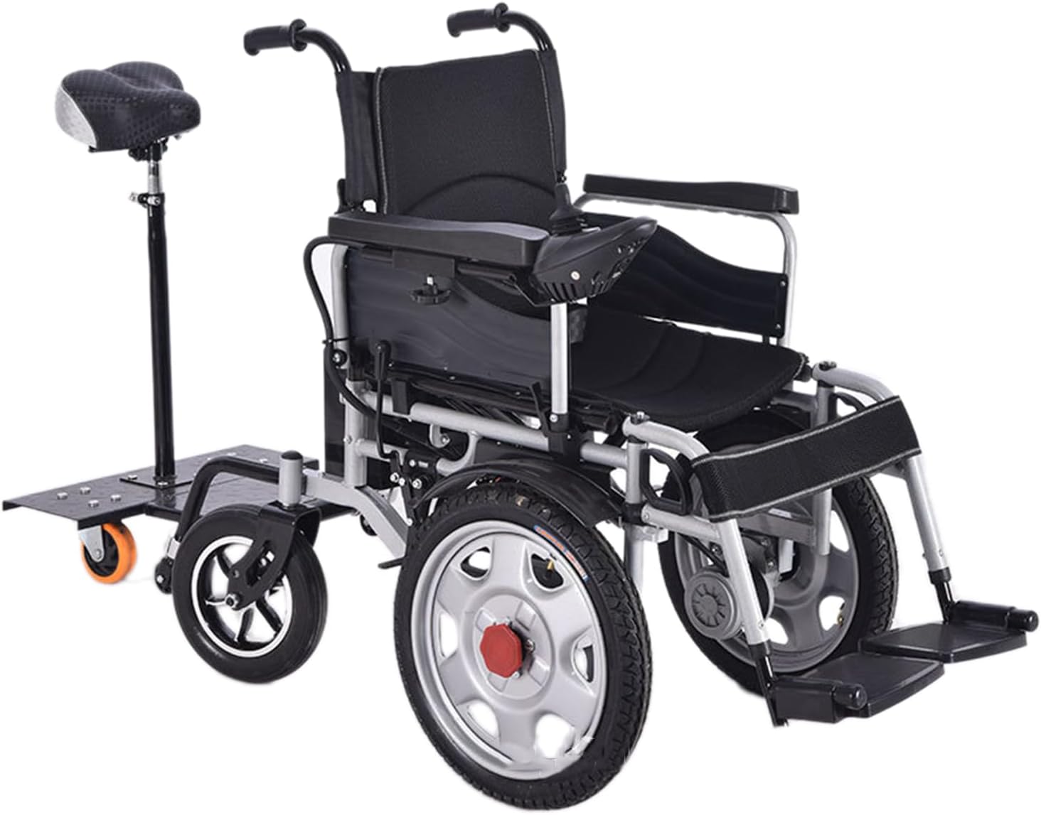 Electric Wheelchair, Folding Portable Lightweight Dual Function Electric Wheelchair, Suitable for Travel, Adult, Elderly Scooter