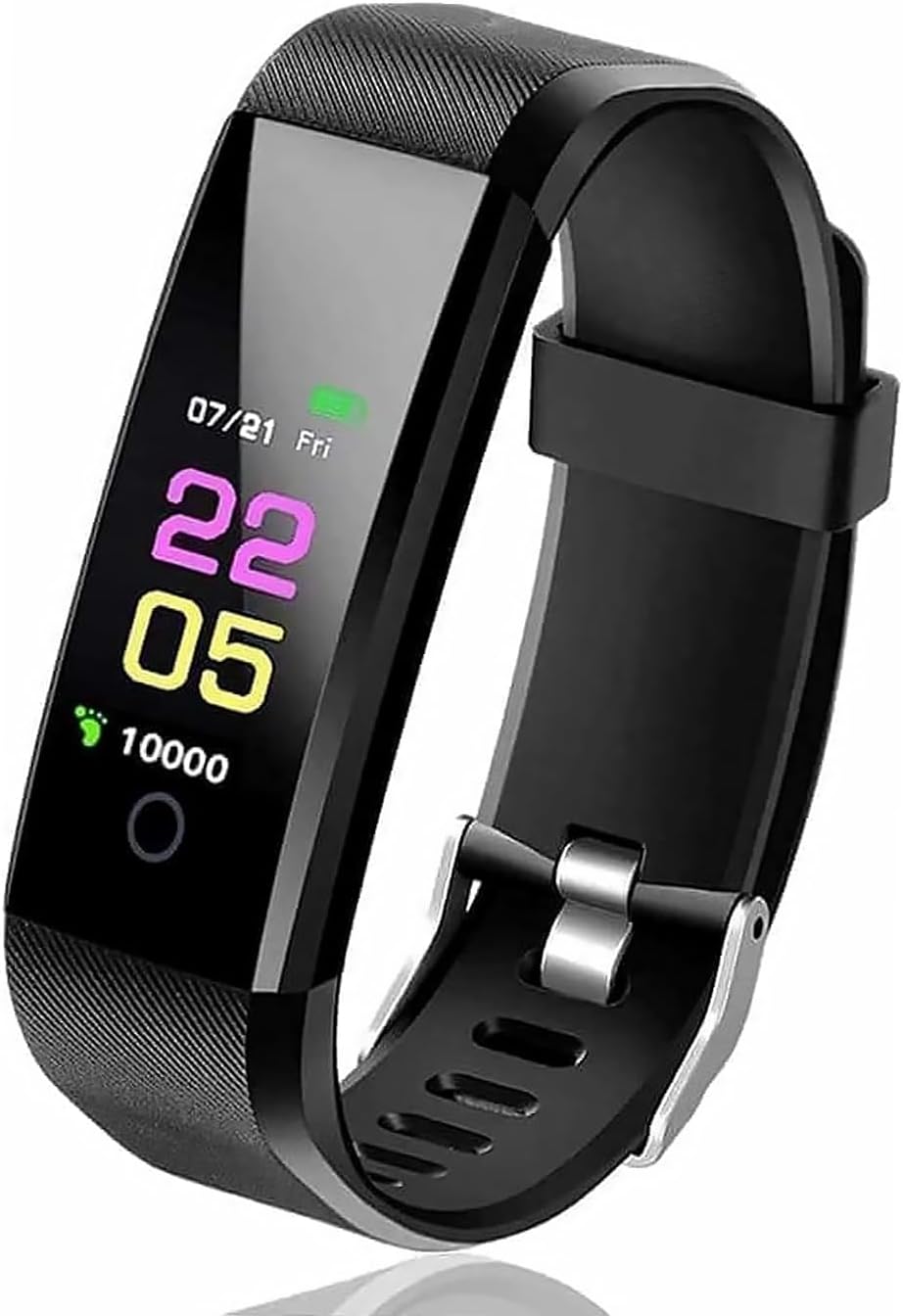 Fitness Tracker Activity Tracker Smart Watch with Heart Rate, Blood Pressure,Blood Oxygen, Sleep Monitor,IP67 Waterproof,Calories Counter Fitness Watch Pedometer Women Men SMS Call Notification