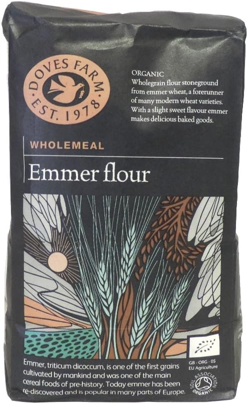 Doves Farm Emmer Flour Wholemeal Stoneground Organic-5 Pack