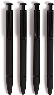 U Brands Soft Touch Midnight Monterey Ballpoint Pens, 1 mm, 4 Count