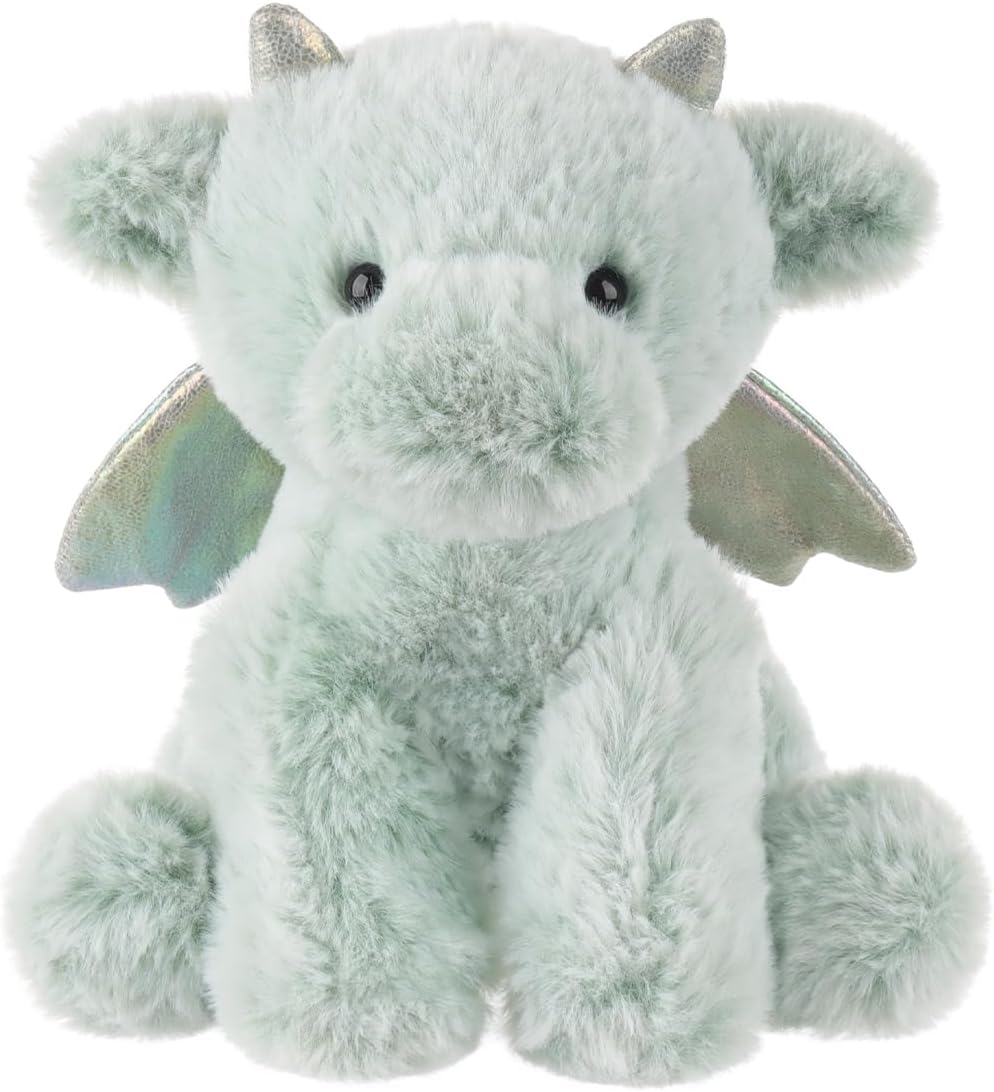 Apricot Lamb Soft Toys Plush Green Plushie Dragon Dinosaur Stuffed Animal Soft Cuddly Perfect for Child (Green Dragon)