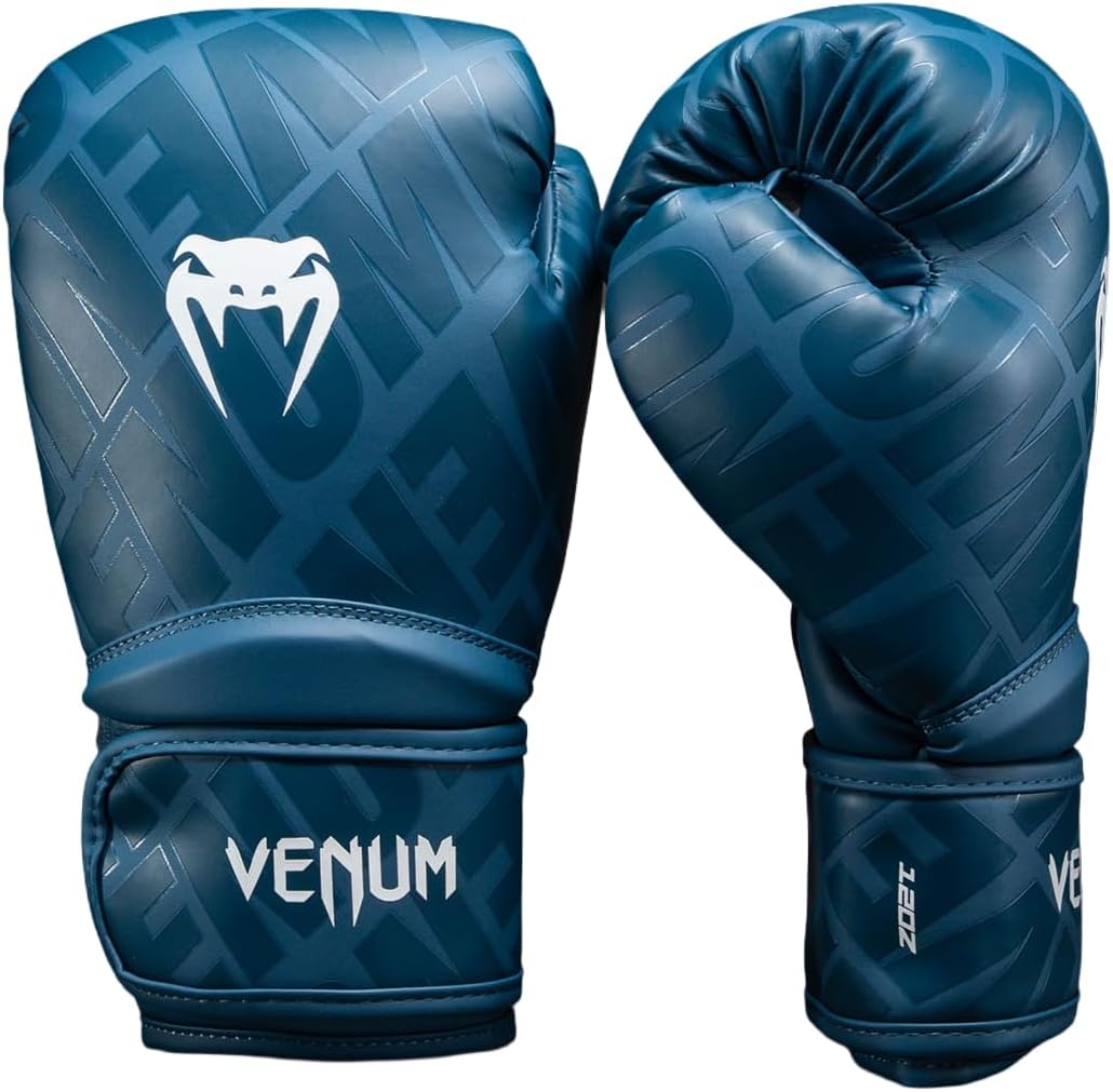 Venum Contender 1.5 XT 3D Boxing Gloves - Navy Blue - 10-Ounce
