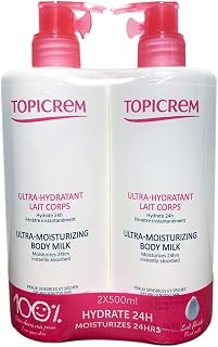 Topicrem Ultra-Moisturizing Body Milk 2 x 500ml