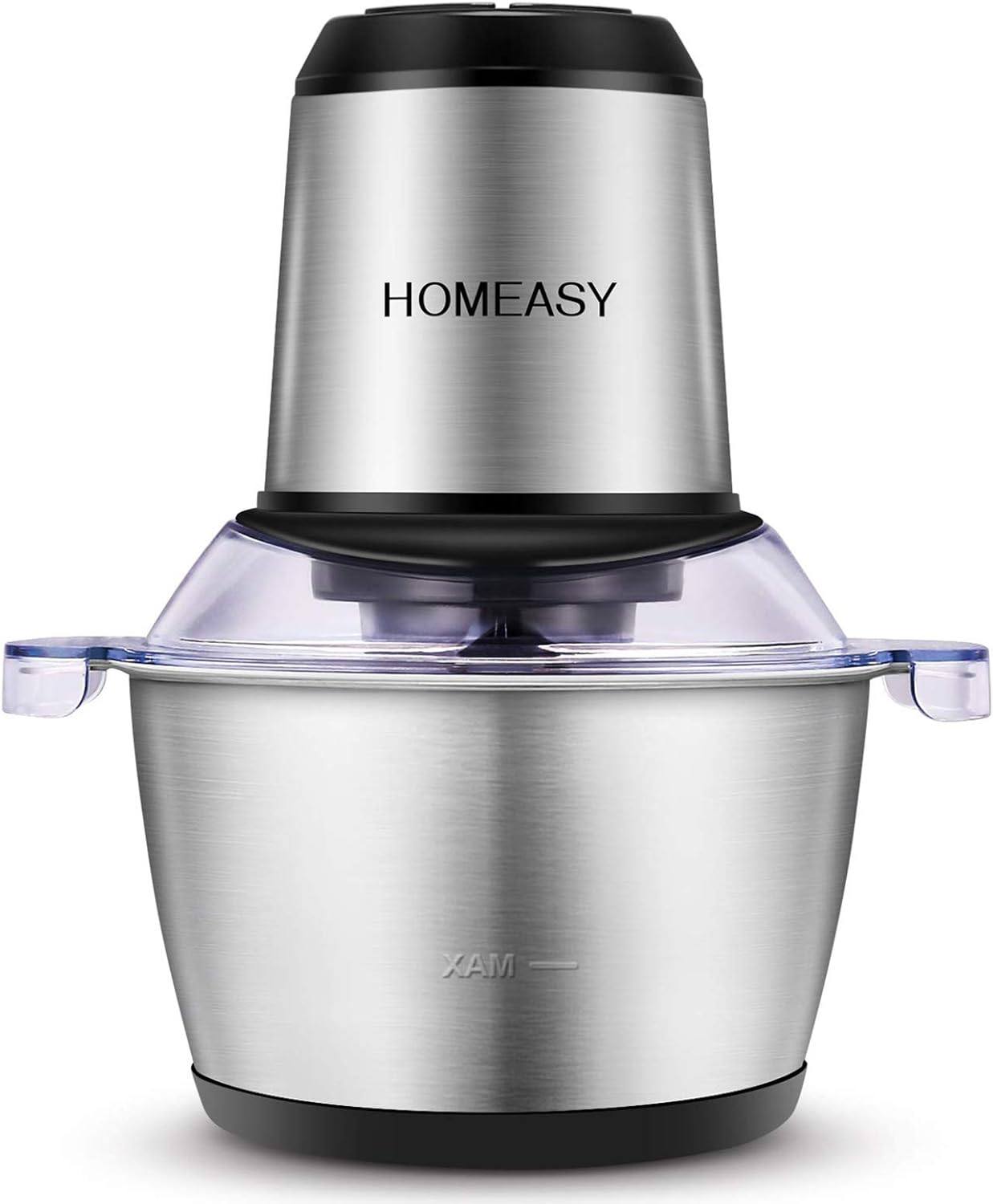 Meat Grinder Electric, Food Processor 2L Stainless Steel Meat Blender Food Chopper for Meat, Vegetables, Fruits and Nuts with 4 Sharp Blades, 350W, 8 Cups
