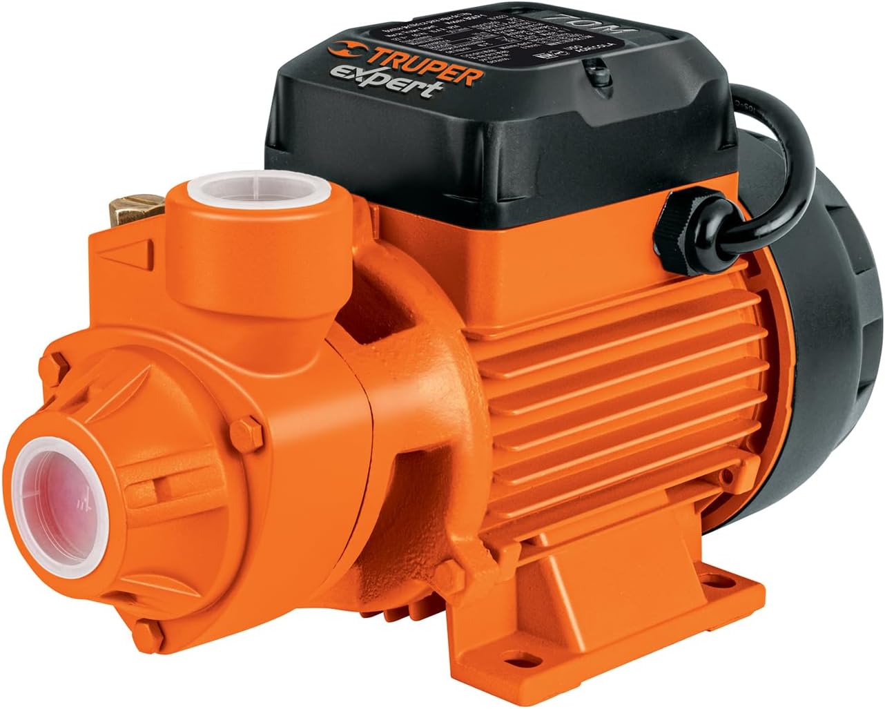 Truper Expert 1 HP Electric Peripheral Water Pump, High-Pressure Clean Water Transfer Utility Pump with Brass Impeller & Pure Copper Windings (Model 10070 / BOAP-1)