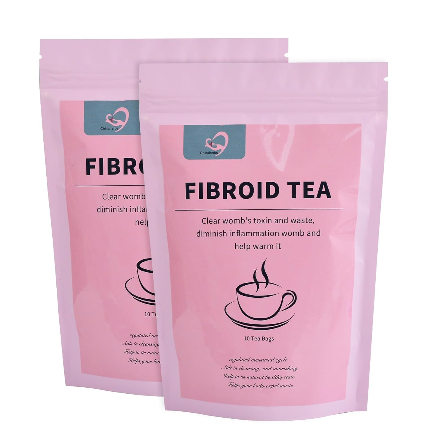 Aromlife Natural Fibroid Tea Pack of 2, Fibroid Shrink & Ovarian Cysts Natural Remedy, Fertility Tea for Women Conception and Hormone Balance with Brown Sugar, Flos Lonicerae