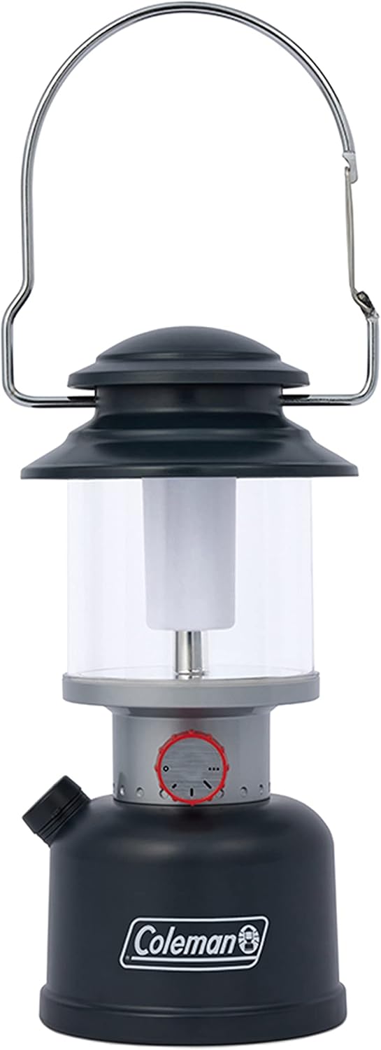 Coleman Classic Rechargeable 800L LED Lantern, Impact & Water-Resistant Lantern with Carabiner Handle & Charging Ports, Great for Camping, Power Outage, Emergencies, & More