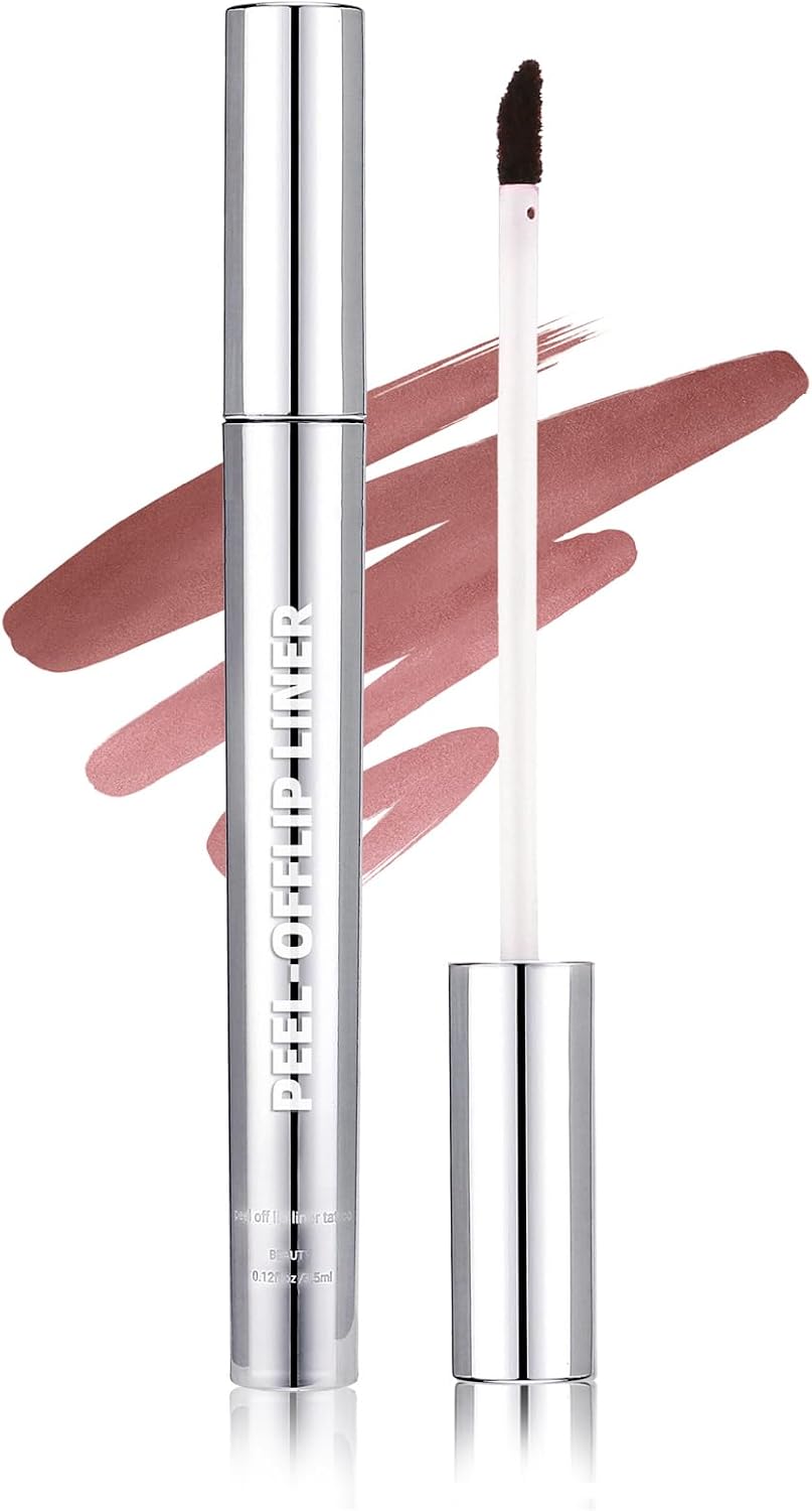 Peel Off Lip Liner Stain, Long Lasting Matte Lip Tattoo Transfer Proof Lipstain, Transfer-proof Lip Stain Peel Off, Highly Pigmented Color Lip Makeup, Anti-Smudge Formula for All Skin Types (03)