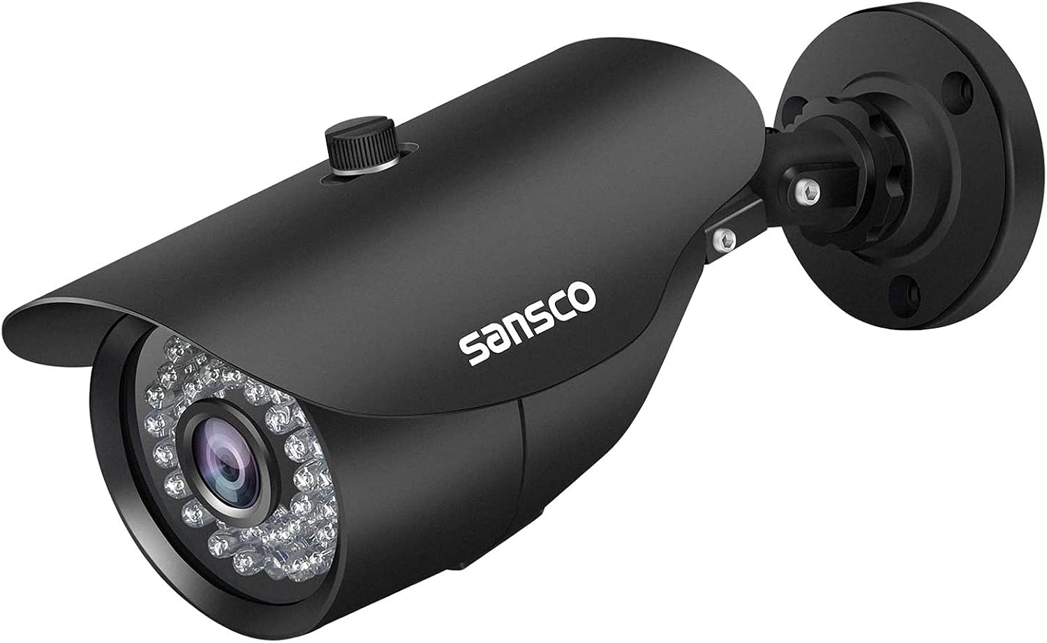 SANSCO Home Security Camera System, IP66 Weatherproof Video Surveillance Camera, Night Vision, 1920x 1080 Pixels Vandal & Water-Proof Camera (Bullet)