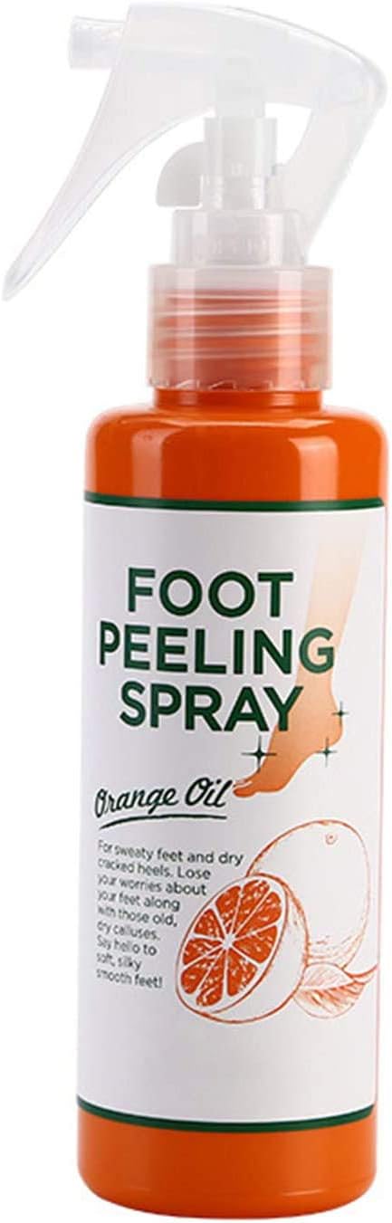 Nihexo Foot Peeling Spray Orange Oil, Foot Peeling Spray That Remove Dead Skin, Hydrating Nourish Peel Off Spray, Remove Dead Skin within Seconds, Exfoliating Peeling & Calluses on Feet, 110ML