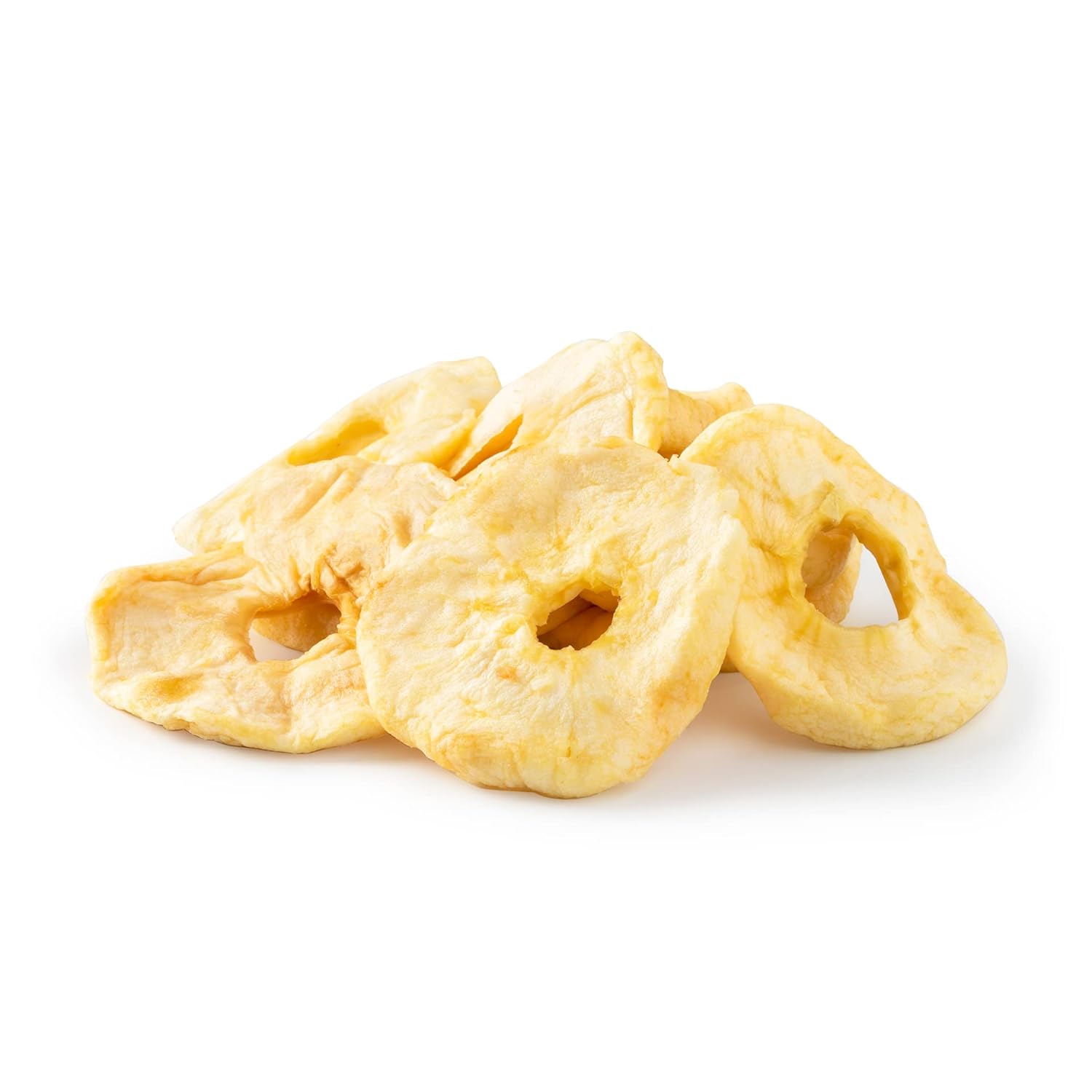 NUTS U.S. - Dried Apple Rings | No Added Sugar | No Artificial Color | Chewy Texture | NON-GMO | Juicy and Natural | Packed in a Resealable Bag!!! (2 LBS)