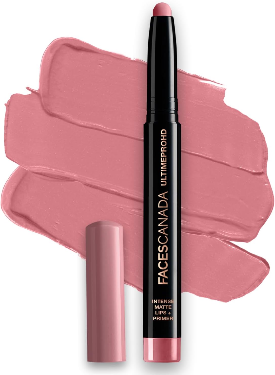 FACESCANADA Ultime Pro Hd Intense Matte Lips + Primer - Perfection 01, 1.4G 9Hr Long Stay Primer Infused For Flawless Hd Matte Finish Intense Color Lightweight Silky Smooth Cream Application