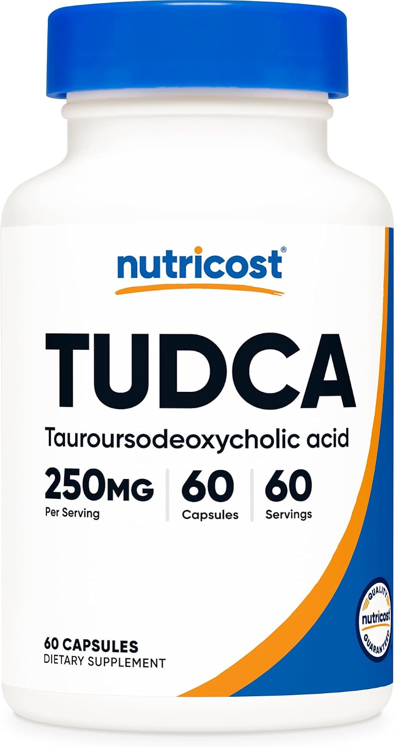 Nutricost Tudca 250mg, 60 Capsules (Tauroursodeoxycholic Acid) Gluten Free