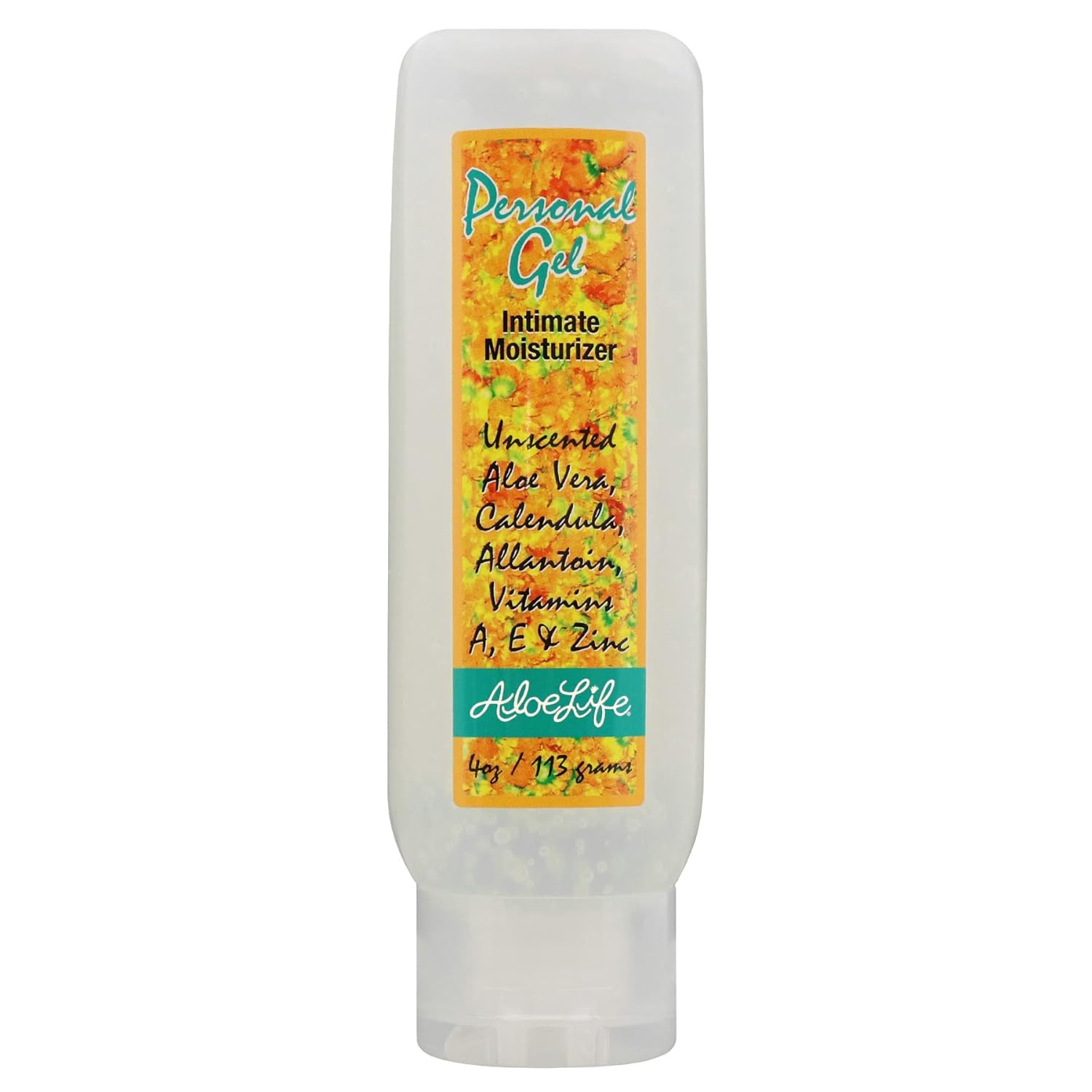 Aloe Life - Personal Gel, Intimate Moisturizer, Organic Aloe Cream, Silky & Non-Staining Formula, Perfect For Menopause, Burn Treatment, Protects & Moisturize Skin, Skincare Gel, Fragrance-Free (4 oz)