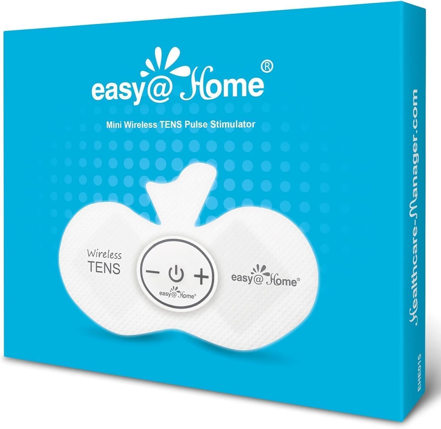 Easy@Home Rechargeable Wireless TENS Unit - EMS Muscle Stimulator