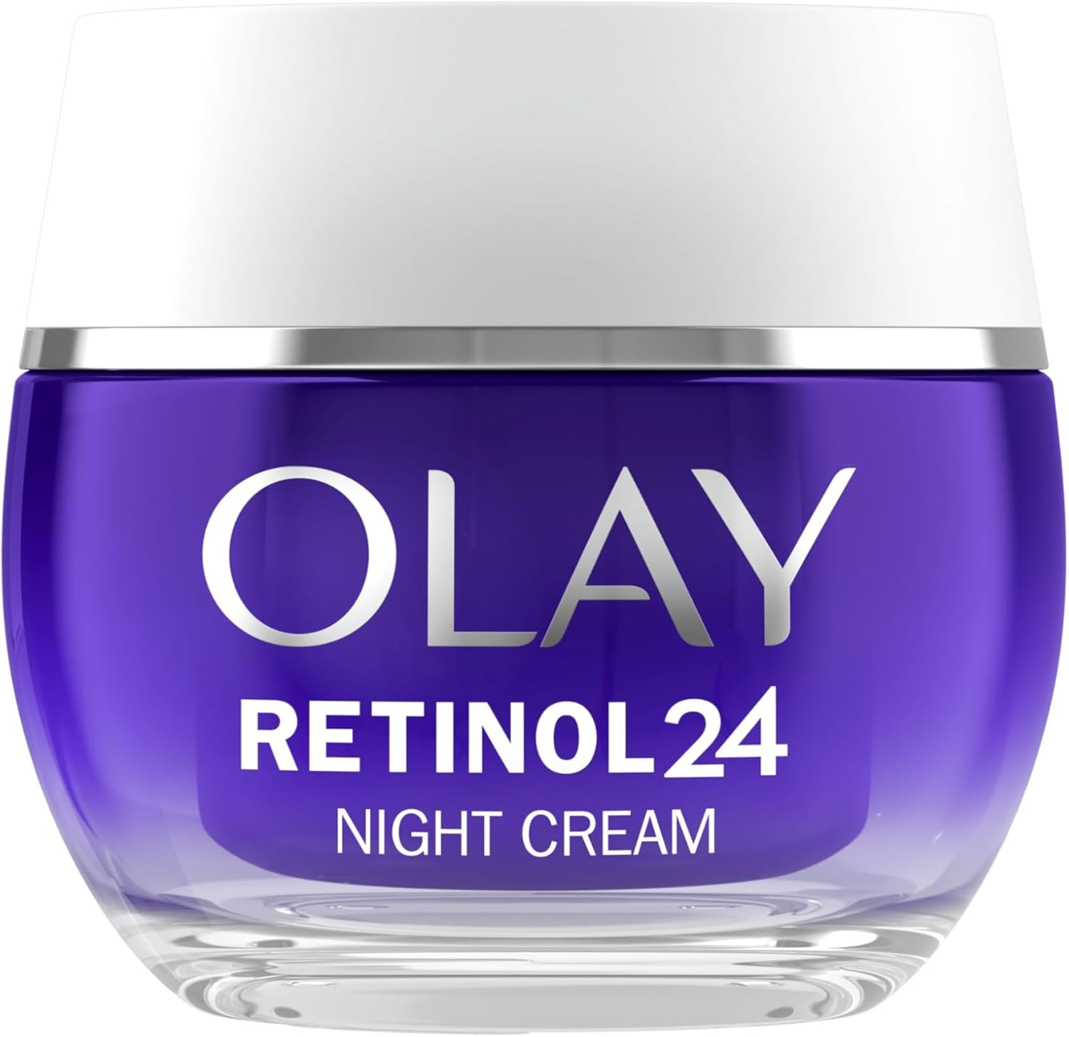 Olay Retinol 24 Night Cream Face Moisturiser, Skincare with Antioxidant Vitamin E. Overnight Anti Aging Skin Care: Smooths, Renews And Hydrates, 50ml