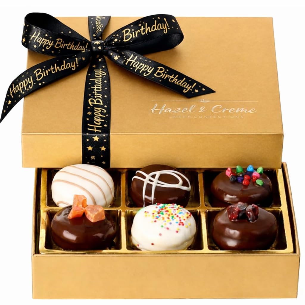 Birthday Cookie Gift Basket – Happy Birthday Gourmet Cookies, Kosher Vegan
