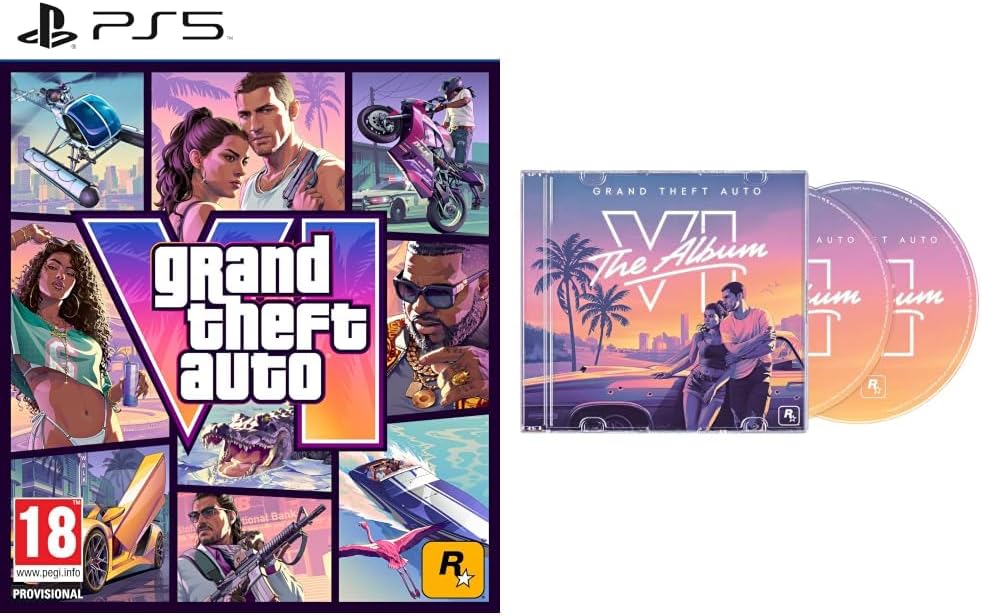Grand Theft Auto VI - PlayStation 5 (Code in Box) + Grand Theft Auto VI: The Album (2 CD)