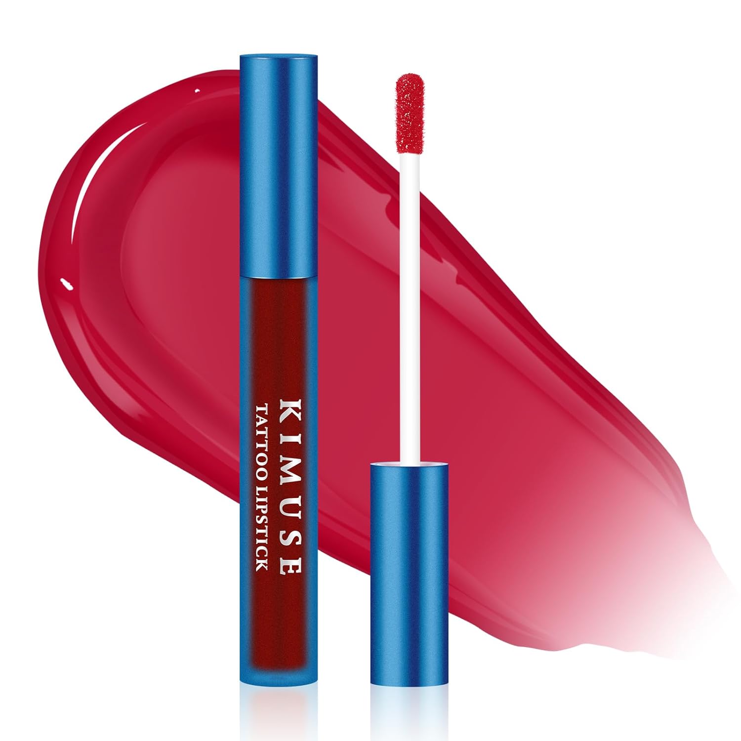 KIMUSE Tattoo Peel & Reveal Lip Stain, Waterproof Long Lasting Peel Off Lip Liner Tattoo, Non Stick Color Peel Off Mask Lip Gloss Makeup
