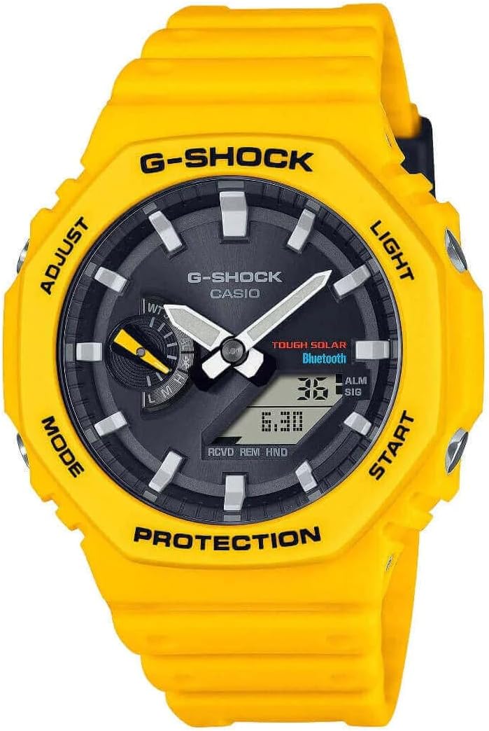 Casio Men Analogue-Digital Quartz Watch with Plastic Strap GA-B2100C-9AER