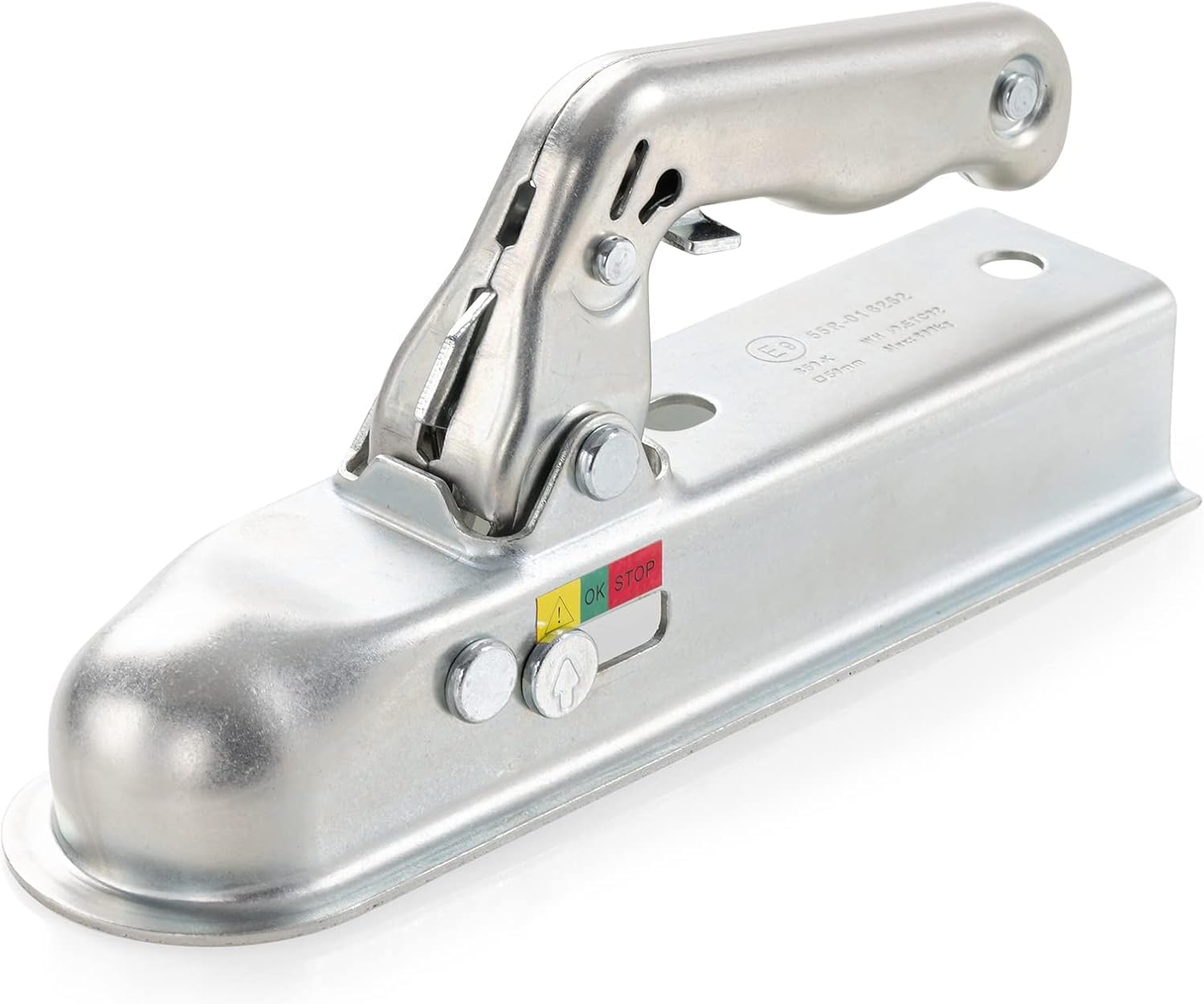Trailer Hitch Coupler for 50mm Ball, Square Drawbar, 800kg Heavy Duty Towing Tow Bar, Tow Hitch Trailer Accessories