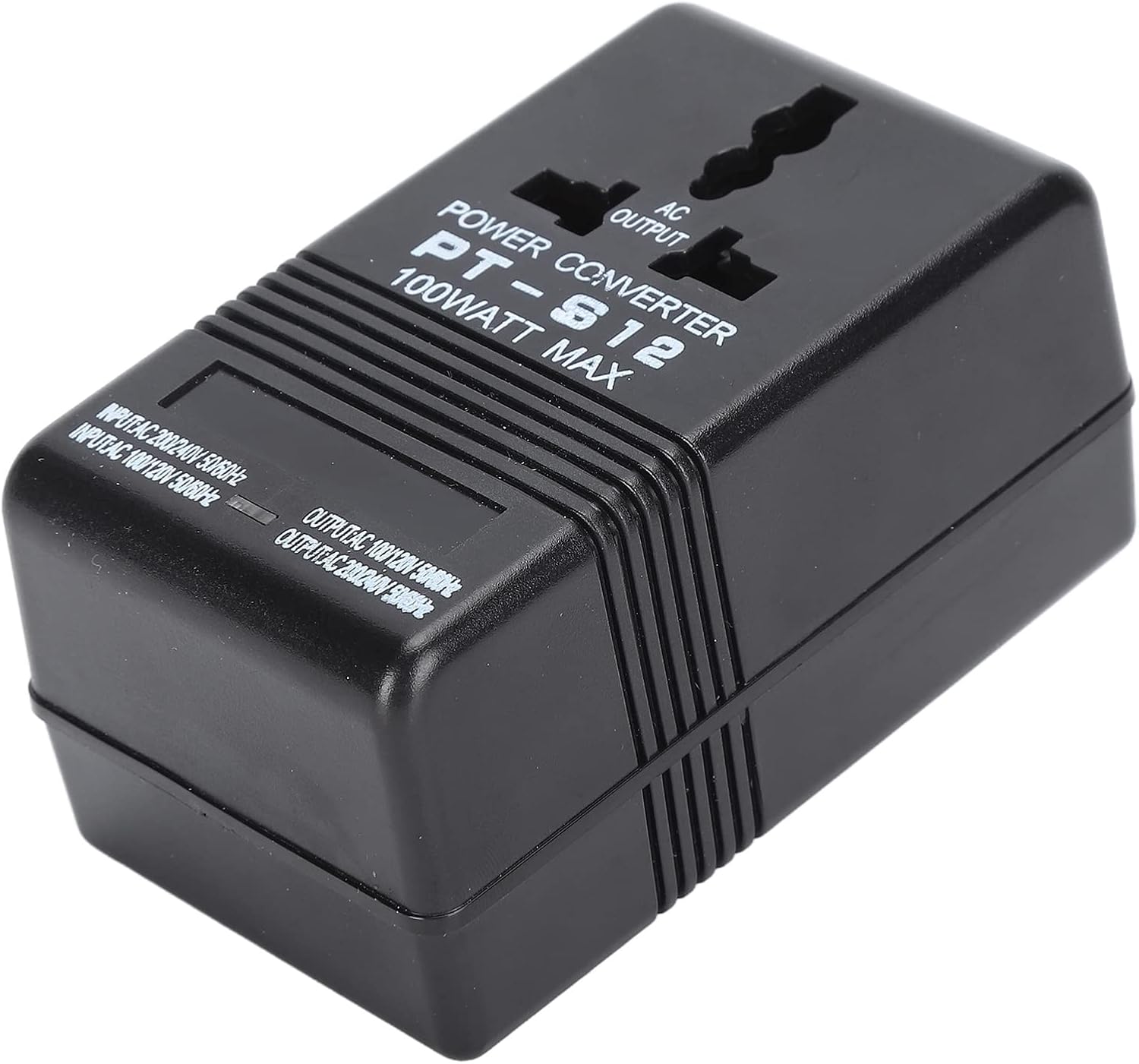 TICFOX Voltage Converter AC 100v-120v to 220v-240v Step Up Buck Power Adapter Transformer 100w