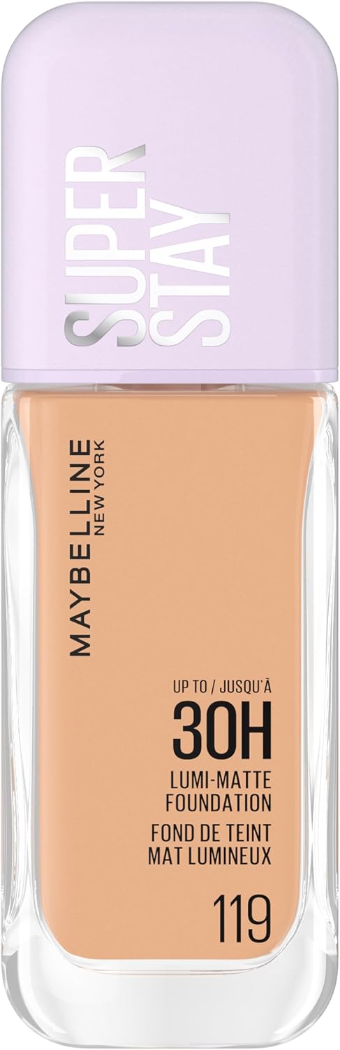 Maybelline Foundation Super Stay Lumi-Matte Up To 30H Wear Vegan* Shade 119
