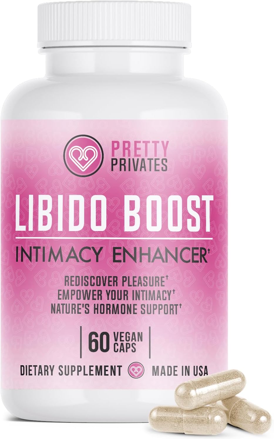 Pretty Privates Premium Female Libido Booster for Women - Fast-Acting Mood Booster & Energy Support, Natural Formula to Enhance Your Libido - Womens libido Booster