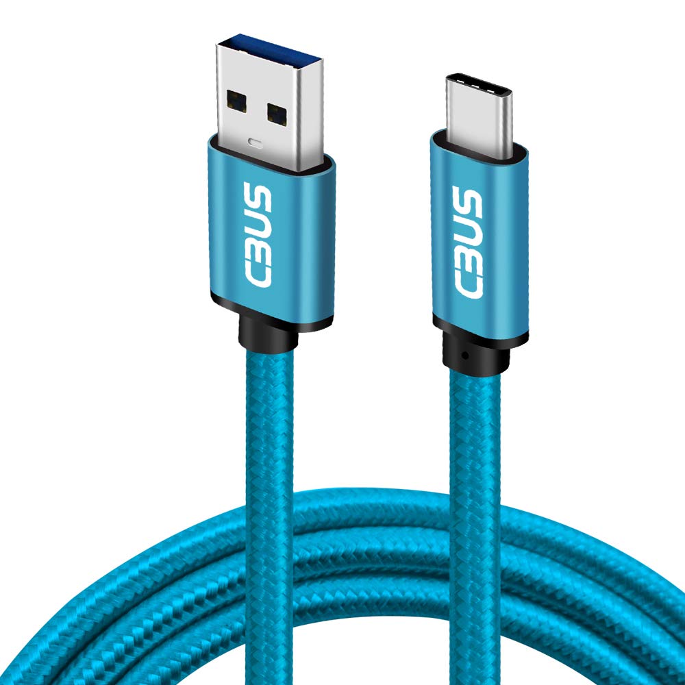 CBUS 2m Heavy-Duty USB-C Cable Compatible with Xiaomi Redmi A3, POCO M6 Pro 4G, Redmi Note 10/12/13 Pro 5G, Redmi 14C 4G/12/12C/10/9AT/9C, Xiaomi 13T Pro/12/12T/Pro/Lite/11 Lite 5G (Blue)