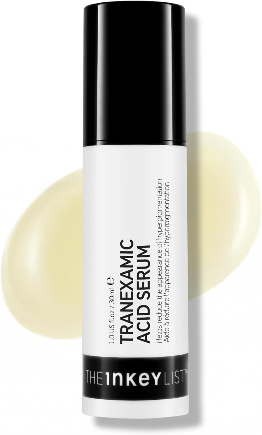The INKEY List 2% Tranexamic Acid Serum 30ml | Overnight Gel With 2% Tranexamic Acid, Acai Berry and Vitamin C Brightens Dark Spots, Hyperpigmentation and Uneven Tone