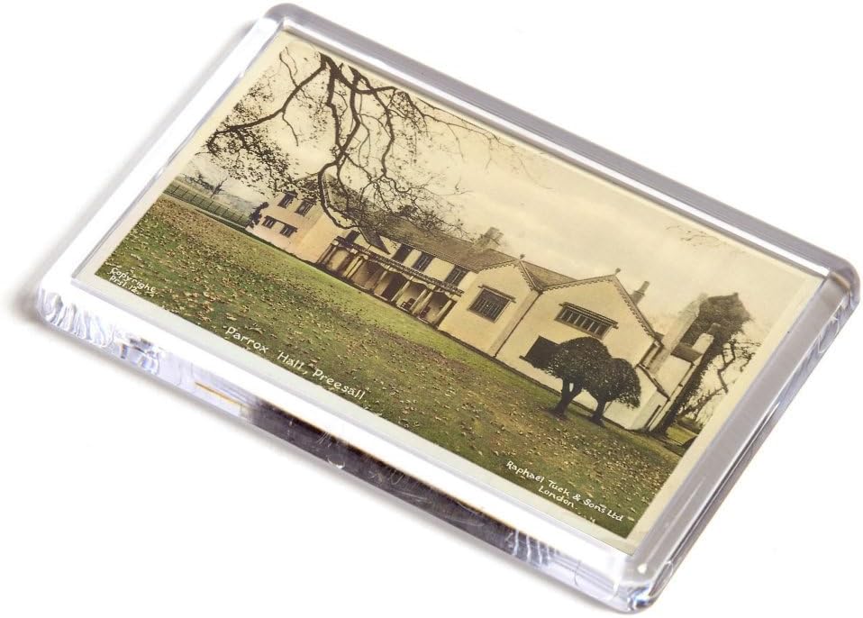 FRIDGE MAGNET - Vintage Lancashire - Parrox Hall, Preesall (b)