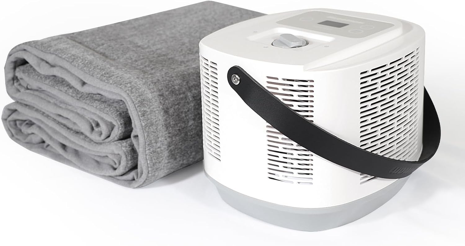 Climate Comfort for Beds, Cooling+ Heating Water Systems with Blankets for Indoor, Outdoor Tents,Driving Tours,Caravans, Camping,Yoga (Zone Any Size Bed or Yoga mat)