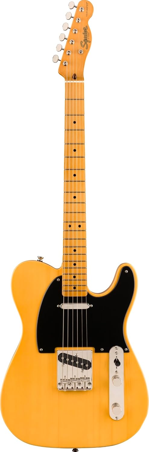Squier by Fender Classic Vibe '50s Telecaster Guitar, Butterscotch Blonde