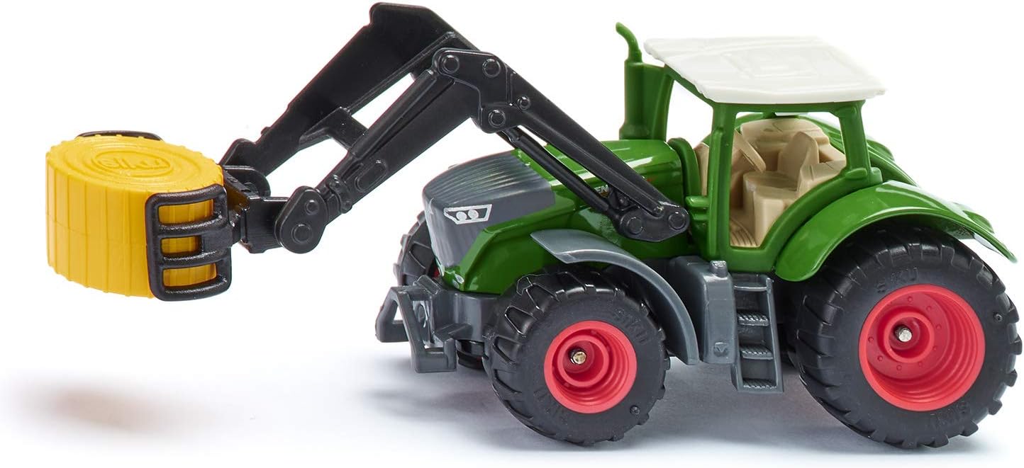 siku 1539, Fendt 1050 Vario Tractor, Metal,Plastic, Green, Bale clamp and removable cab