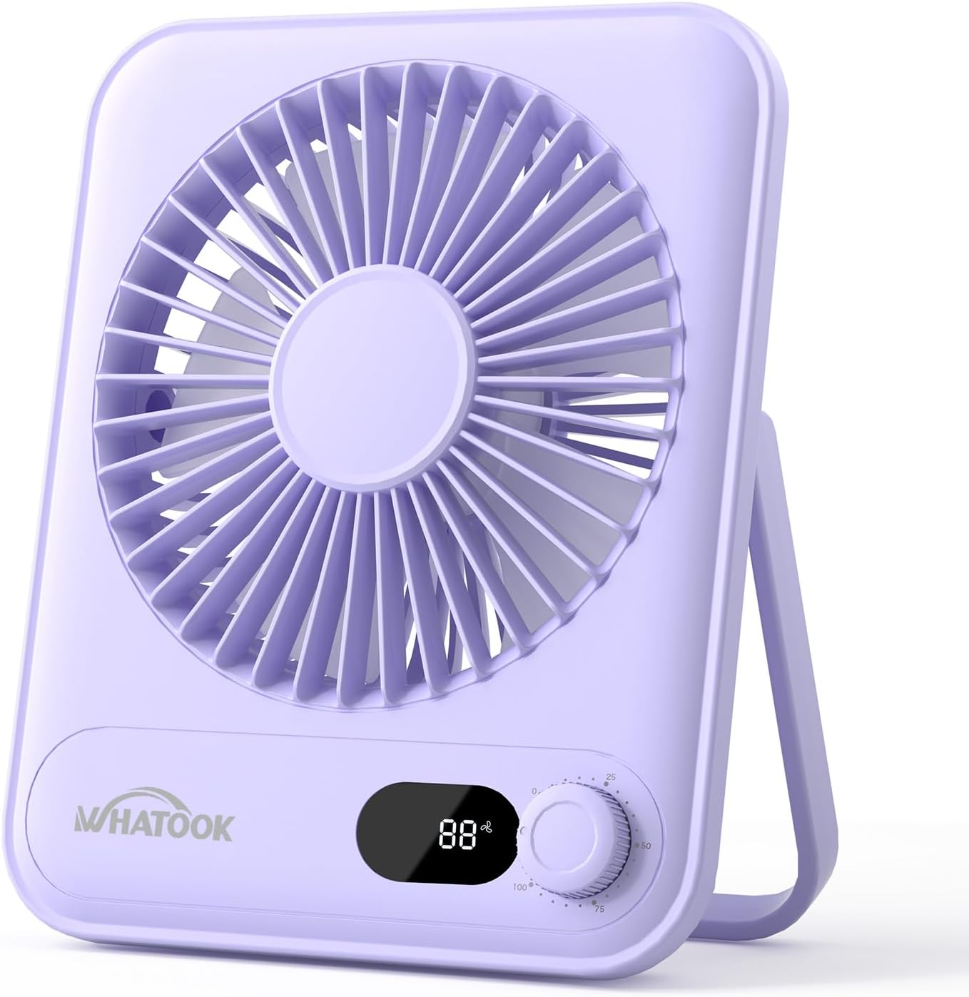 Small Desk Fan Personal Fans: 2000mah 10 Hours Battery Office Quiet Mini Desktop Fan Portable Rechargeable Travel Essentials