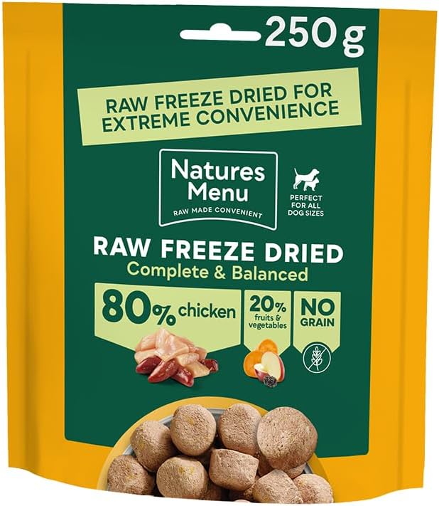 Natures Menu Freeze Dried Dog Food 80/20 Chicken - 250g