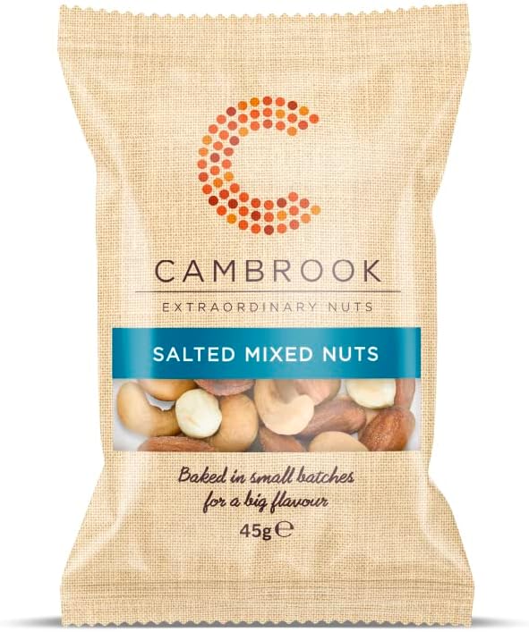 Cambrook - Baked & Salted Mixed Nuts, 45g Bag